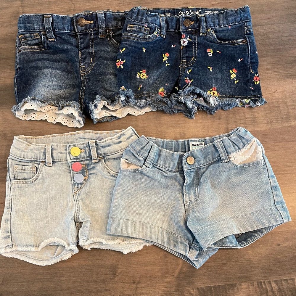 3T girl’s jean short bundle - Old Navy and Cat & Jack